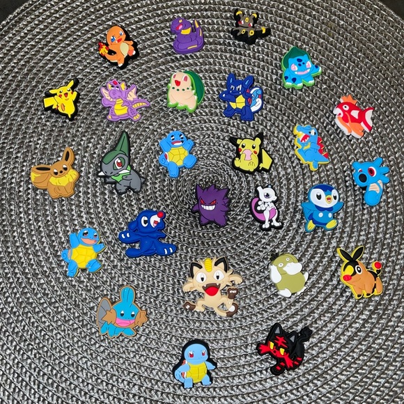 26pcs Pokemon Croc Charms, Jibbitz. - Picture 1 of 5